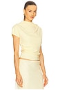 view 2 of 5 x REVOLVE Walker Draped Top in Light Yellow