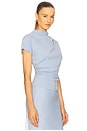 view 2 of 5 x REVOLVE Walker Draped Top in Light Blue