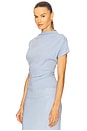 view 3 of 5 x REVOLVE Walker Draped Top in Light Blue