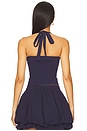 view 3 of 4 Perla Halter Top in Navy