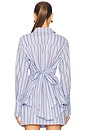 view 3 of 5 Getty Shirt in Blue & Red
