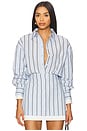 view 1 of 5 Leia Shirt in Blue Multi