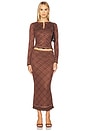 view 4 of 5 BLUSA XADREZ COM BOTÕES RICHARD in Brown Multi
