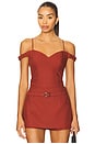 view 1 of 4 Olina Top in Rust