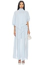 view 5 of 5 Amorette Cape Top in Powder Blue