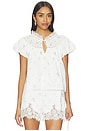 view 1 of 5 Corelia Top in White Multi