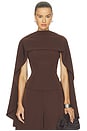 view 1 of 4 x REVOLVE Scout Drape Top in Chocolate Brown