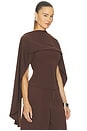 view 2 of 4 x REVOLVE Scout Drape Top in Chocolate Brown