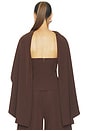 view 4 of 4 x REVOLVE Scout Drape Top in Chocolate Brown