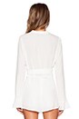 view 3 of 4 Ballerina Wrap Top in White