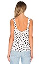 view 3 of 3 Jacqueline Dot Top in Black & Cream
