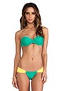view 1 of 5 The Positano Top in Green Yellow
