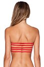 view 3 of 3 The Ibiza Bikini Top in Red