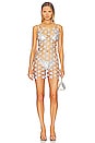 view 1 of 4 Etoile Crochet Dress in Silver
