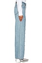 view 3 of 6 Bubble Embroidered Straight Leg Jeans in Blue