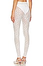 view 3 of 5 Etoile Lace Leggings in White