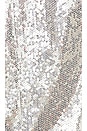 view 5 of 5 Sequin Wrap Mini Skirt in Silver