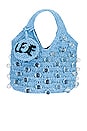 view 1 of 5 Othoniel Crystal Crochet Tote Bag in Blue