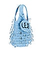view 3 of 5 Othoniel Crystal Crochet Tote Bag in Blue