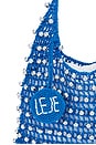 view 5 of 5 BOLSO OTHONIEL HAND CROCHET LEATHER in Blue