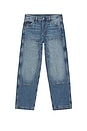 view 1 of 5 568 Loose Straight Double Knee Jean in Detroit Wash