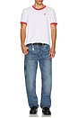view 5 of 5 568 Loose Straight Double Knee Jean in Detroit Wash