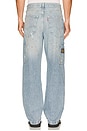 view 3 of 6 568 Loose Straight Double Knee Jeans in Diving Ducks