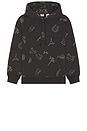 view 4 of 5 SWEAT À CAPUCHE in Western Aop Phantom