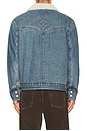 view 2 of 5 Western Sherpa Trucker Jacket in Open Sail