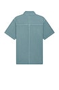 view 2 of 3 Auburn Worker Shirt in Blue Garment Dye