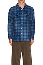 view 4 of 4 Jackson Worker Shirt in Lapis Blue