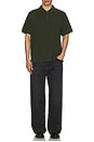 view 5 of 5 Zip Polo Shirt in Kombu Green