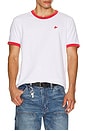 view 1 of 5 Retro Ringer Tee in Bright White