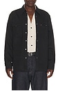 view 1 of 4 Barstow Western Standard Shirt in Marble Black Denim Rinse