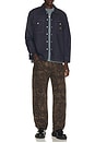 view 4 of 5 Worker Long Sleeve Shirt in Rinse Work Repeat