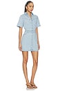 view 2 of 3 Short Sleeve Logan Western Dress in Blasted Stone
