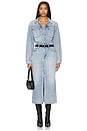 view 4 of 4 ROBE MIDI EN DENIM WESTERN in Feeling This