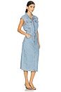 view 2 of 3 Iconic Sleeveless Dress in Wrapped In Blue