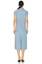 view 3 of 3 Iconic Sleeveless Dress in Wrapped In Blue