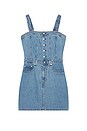 view 6 of 7 Iconic Button Thru Dress in Chill Day
