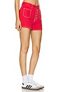 view 2 of 4 80s Mom Short in Script Red