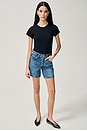 view 1 of 8 501 Mid Thigh Short in Blue Beauty