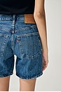 view 5 of 8 501 Mid Thigh Short in Blue Beauty