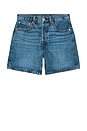 view 7 of 8 501 Mid Thigh Short in Blue Beauty