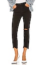 view 1 of 4 JEAN CROPPED DROIT 724 HIGH RISE STRAIGHT in Black Pixel