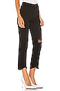 view 2 of 4 JEAN CROPPED DROIT 724 HIGH RISE STRAIGHT in Black Pixel