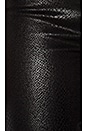 view 6 of 6 VAQUEROS DE PIEL DE SERPIENTE MILE HIGH SKINNY in Black Serpent Foil