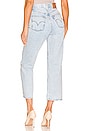 view 3 of 4 Ribcage Straight Ankle Jean in Ojai Shore