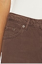 view 6 of 6 Low Loose Jeans in Washed Bracken