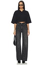 view 5 of 6 Ribcage Wide Leg Jeans in Dazzle Me Smoke